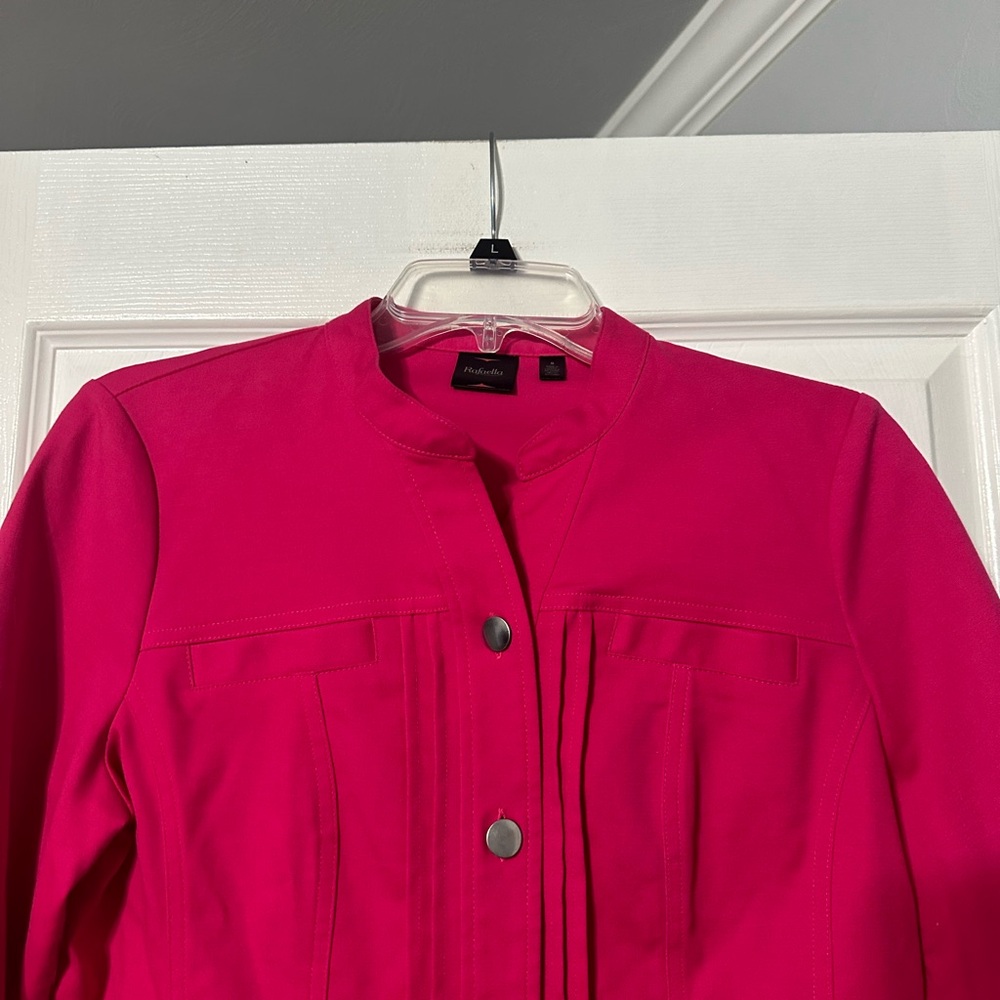 Rafaella Cropped Button Front Jacket - image 2